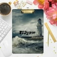thumbnail image 7 of FMSHPON Ocean Sea Lighthouse Clipboard Hardboard Wood Nursing Clip Board and Pull for Standard A4 Letter 13x9 inches, 7 of 7