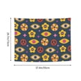 thumbnail image 4 of retro flowers Tapestry for Bedroom - Tapestry Wall Hanging Wall Tapestry for Dorm Wall Decor Home Decoration , Aesthetic Funny Tapestry 29 x 37in, 4 of 5