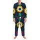 thumbnail image 3 of Balery Colorful Mexican Flower Pijama para Hombre de Dos Piezas con Manga Larga, Conjunto de Dormir y Descanso Suave con Bolsillos-XX-Large, 3 of 7