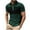 Army Green, variant on WAVSUF Men Lapel polo Shirt Soft Pique Polos for Mens Button T-Shirt Blue Size M