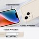 thumbnail image 4 of Funda de teléfono MZELQ para iPhone 14 Pro de silicona a prueba de golpes - Blanca, 4 of 6