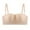 Beige, variant on Women's Strapless Non- Bra - Front Button, Traceless Design, Nylon/Spandex, Casual/Sexy, 32-38 US, All Seasons