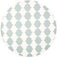 thumbnail image 1 of Safavieh Dhurries Blue Contemporary Rug - Round 7', 1 of 5