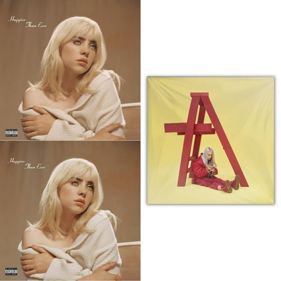 Happier Than Ever (X) (2LP) & Happier Than Ever (2LP/Recycled Vinyl/Rainbow Foil Jacket) (Rsd) & Billie Eilish - Dont Smile At Me (Black LP Vinyl)