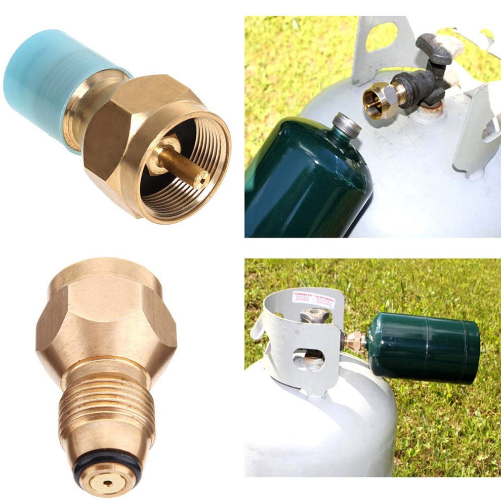 Universal Safety Propane Refill Adapter For 1Lb Cylinder Tank Coupler