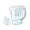 White, variant on AQUAPHOR Ideal 7-Cup Water Filter Pitcher - White with 3 x B15 Filters - Fits in the Fridge Door - Reduces Limescale and Chlorine - Ideal for Seven Cups