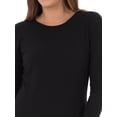 thumbnail image 6 of Women's and Women's Plus Waffle Thermal Underwear Crew Top, 6 of 6