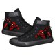 thumbnail image 1 of Zapatos de lona con diseño periférico de anime de la película Marvel Deadpool, zapatos casuales altos antideslizantes atractivos y personalizados, 1 of 3