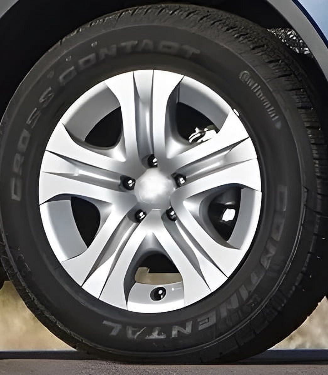 17" Set of 4 Hubcaps Wheel Rims Cover Fit 2013-2018 Toyota Rav4 Compatible With Steel Wheels Snap on Installation(Lacquer)