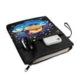 thumbnail image 3 of HELLHERO Book Sleeve Protector Reusable Polyester Lightweight Book Organzier Holder with Pocket Book Storage Bag, 3 of 8