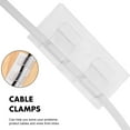 thumbnail image 5 of LNGOOR 50 Pcs Wire Fixers Self-adhesive Wire Clips Cable Organizers Sticky Wire Clips Cord Holders, 5 of 5
