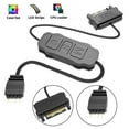 thumbnail image 2 of 5V 3PIN ARGB Controller,Built-in Light Mode,SATA Interface Extension Cable for PC Case Fan(Black), 2 of 9