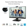 thumbnail image 2 of ASUS BE24EQK Business Monitor – 23.8", FHD, IPS, Frameless, Full HD Webcam, Mic Array, Flicker free, Low Blue Light, HDMI, 2 of 7