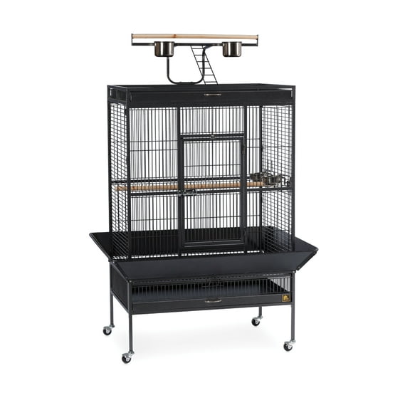 Prevue Pet Products Signature Select Series Wrought Iron Bird Cage Black Hammertone