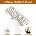 thumbnail image 5 of Dark Green Leaf Stair Treads Non Slip for Steps Summer Botanical Vertical Natural Stripes 7 Pcs Reusable Adhesive Stair Runner Mats for Dogs Elders Carpet Treads Rugs for Staircase 8x30 In, 5 of 9