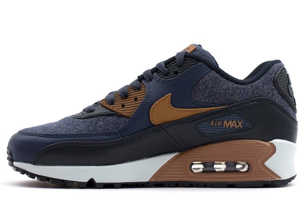 Air max 90 wool thunder blue sale