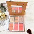 thumbnail image 5 of Paleta de rubor HUOGUO, pigmento natural de 6 colores, 12 g, 5 of 5