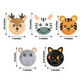 thumbnail image 3 of Efavormart Set of 25 Assorted Animal Print Appetizer Dessert Paper Plates, 7" Round Jungle Theme Eco-Friendly Baby Shower Party Plates - 300GSM, 3 of 11