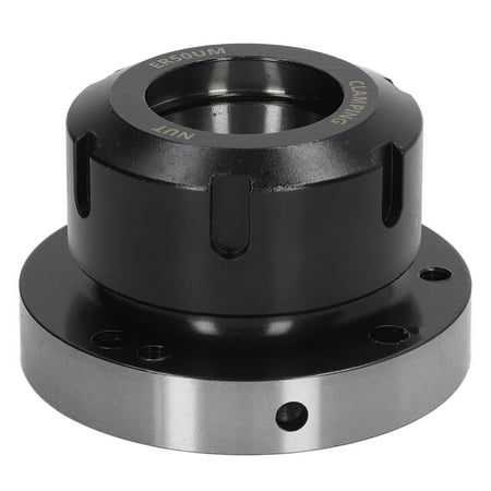 

Collet Chuck ER50 100mm Diameter 7 Holes Carbon Steel for Lathe CNC Milling Machine Tool