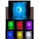 thumbnail image 4 of Paquete De 3 Ventiladores Con Carcasa Rgb De 12 Cm Silenciosos Ventiladores De Refrigeración De Chasis Rgb Equipados Con Concentrador De Control Remoto Led Ventilador De Ordenador Para Carcasa Inevent EL016167-00, 4 of 5