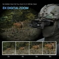 thumbnail image 2 of 8X Digital Zoom Head-Mounted Night Vision Goggles, 4K Night Vision Binoculars for Adults with 32GB Card, Rechargeable Infrared NVG for Hunting, Camping, and Outdoor Surveillance, 2 of 6