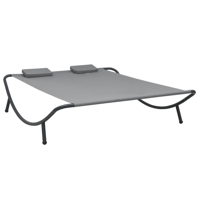 vidaXL Lit de Salon Extérieur Tissu Anthracite