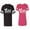 Men Black / Women Pink, variant on Matching Cotton Jerseys