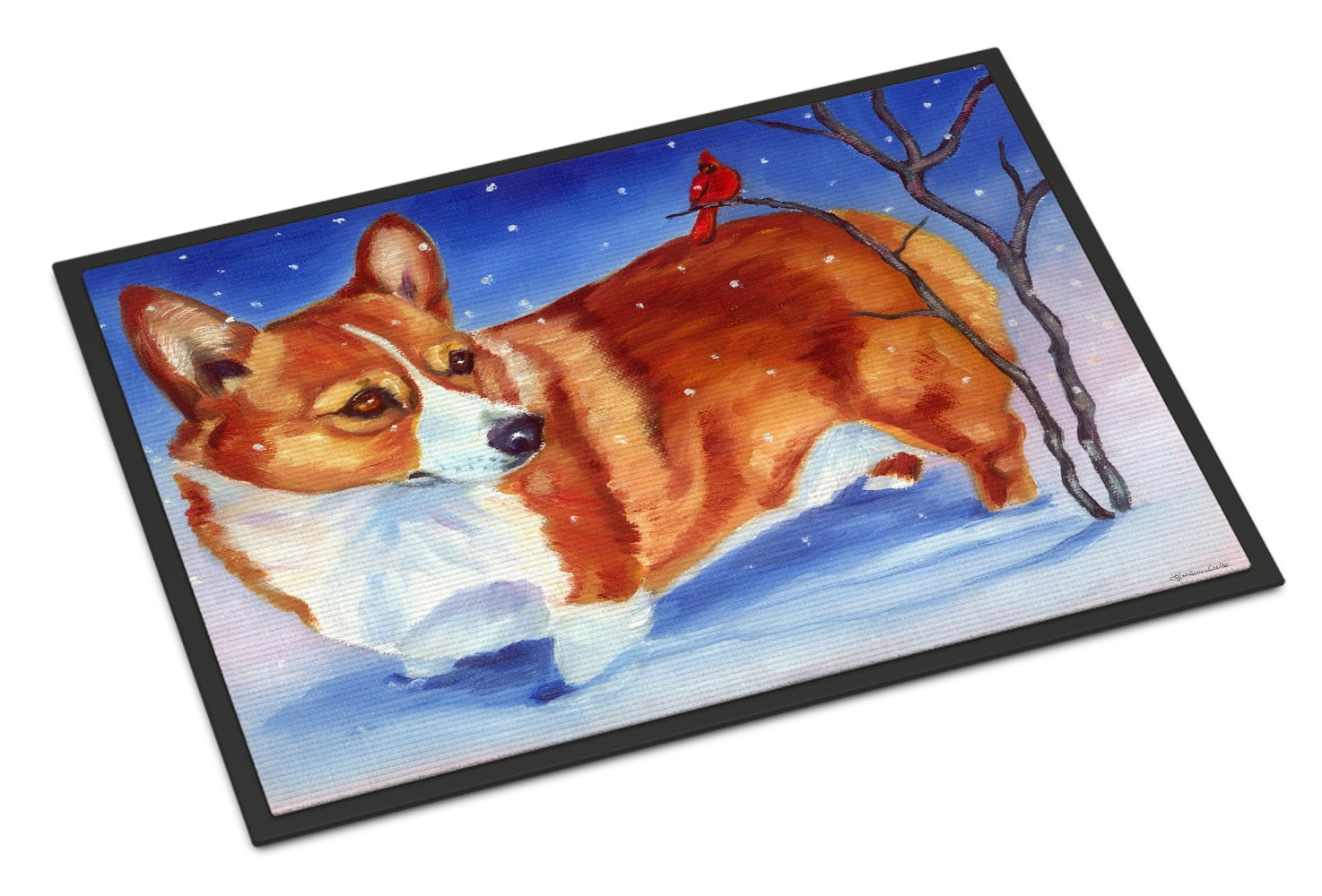 Cardinal Buddy Door Mat