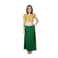 thumbnail image 3 of Sari Petticoat Stitched Indian Saree Petticoat Adjustable Waist Sari Skirt (Cypress), 3 of 6