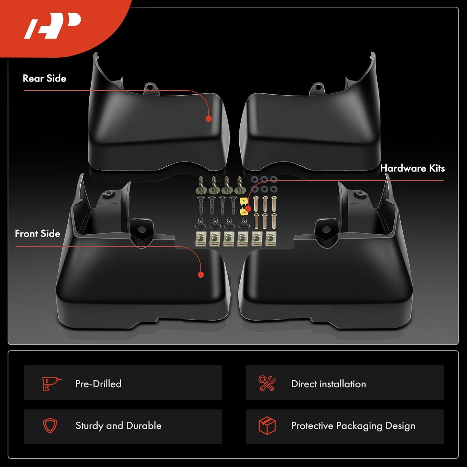 A-Premium Mud Flaps Mudguards Splash Guard Compatible with Subaru Outback 2020-2022 Wagon Front and Rear 4-PC Set
