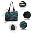 thumbnail image 2 of FORMRS Canvas Laptop Tote Bag for Women with 15.6" Computer Compartments Shoulder Handbag, Blue Mountains, 2 of 7
