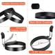thumbnail image 4 of Juego de 4 anillos antiadherentes para huevos grandes de 3,5", molde redondo para moldear panecillos y panqueques, plancha para cocinar, accesorios portátiles para parrilla para acampar,, 4 of 7
