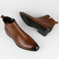 thumbnail image 4 of Men's Suede Leather Chelsea Ankle Boots, 4 of 12