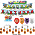 thumbnail image 2 of 30 Pcs For Anpanman Theme Birthday Party Decoration Set - Includes Happy Birthday Banner, Cake Topper, Cupcake Toppers, and Balloons for Kids’ Celebrations, 2 of 4