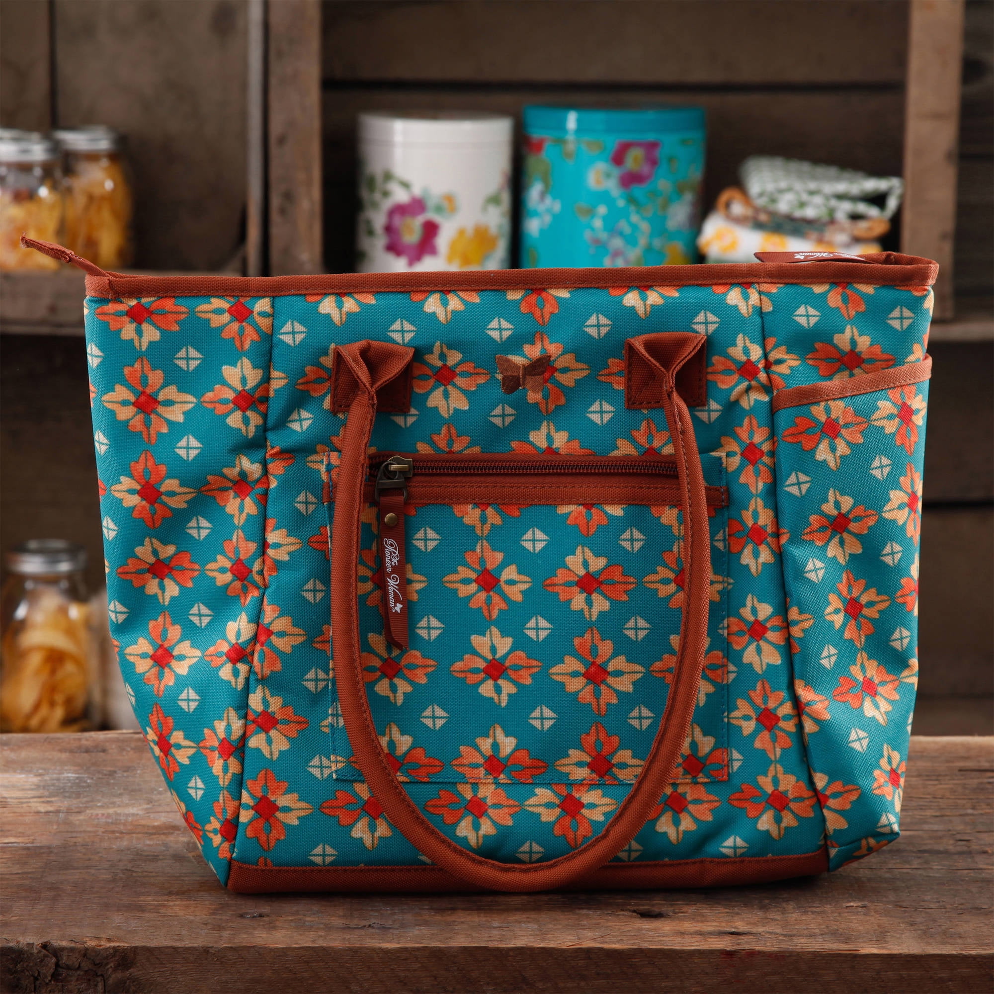 pioneer woman lunch bag set