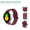 thumbnail image 4 of Reloj deportivo de silicona Correa de muñeca Cierre de color para Samsung Galaxy Watch 4 40mm/44mm, 4 of 9