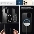 thumbnail image 4 of IBAOLE Mag Armor Compatible avec MagSafe Conçu pour Étui iPhone 12 (2020) / Conçu pour Étui iPhone 12 Pro (2020) Chargeur Magnétique Compatible - Noir Mat Noir Mat, 4 of 8