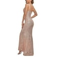 thumbnail image 2 of ROMANCE VICTORY Women's Sexy V-Neck Sleeveless Shinning Sequins Evening Mermaid Bridesmaid Bodycon Dress, 2 of 7