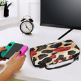 thumbnail image 6 of Herdesigns Colored Leopard Print Carry Case Compatible for Nintendo Switch OLED Model 2021/Switch 2017, Protective Travel Switch Carrying Case with 20 Game Card Slots for Switch Console & Accessories, 6 of 7