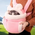 thumbnail image 1 of Mochila transportadora para mascotas, bolsa frontal suave y portátil para perros pequeños y gatos, bolsa de viaje innovadora, mochila transportadora M, 1 of 8