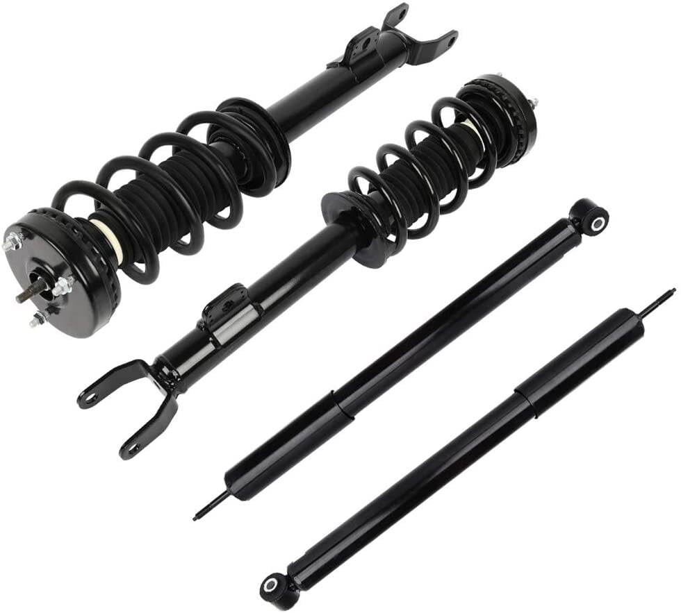 ECCPP Complete Struts Front and Rear Pair Strut Spring Assembly