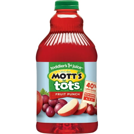 Mott's for Tots 100% Fruit Juice, Fruit Punch, 64 Fl Oz, 1 Count