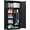 Black, variant on Wide & Deep Metal Storage Cabinet with Hanging Rod,Black Broom Closet Storage Cabinet with Lock,72" Tall Wardrobe Cabinets with Doors and Shelves,Locking Steel Tool Cabinets for Home,Office,Garage
