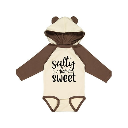 

Inktastic Salty but Sweet Gift Baby Boy or Baby Girl Long Sleeve Bodysuit