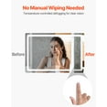 thumbnail image 4 of VEVOR LED Bathroom Mirror 3 Colors Anti-fog Wall Mounted Vanity Mirror 32 x 48 in, 4 of 9