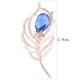 thumbnail image 5 of Broche de plumas de aleación encantadora a la moda, joyería para mujer, accesorio de ropa, 5 of 5