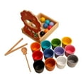 thumbnail image 2 of Pelotas en vasos Juguete de aprendizaje preescolar Juguete de combinación de colores Clasificación de colores del arco iris 12 colores, 2 of 9