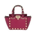 thumbnail image 1 of Pre-Owned Valentino 2-Way Mini Rockstud Purple Women's Leather Shoulder Bag,... (Good), 1 of 11