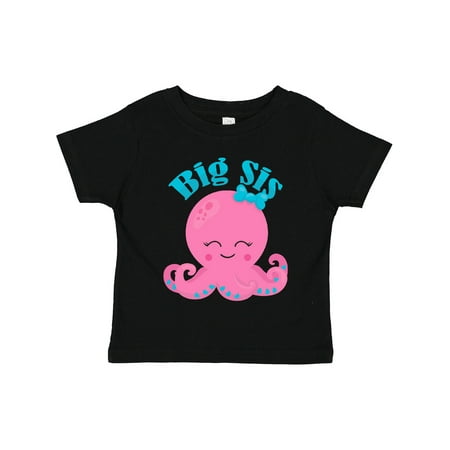 

Inktastic Cute Octopus Big Sis Gift Toddler Toddler Girl T-Shirt