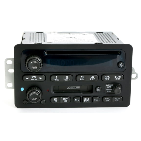 Restored UNLOCKED Chevy Car 2000-05 Radio AM FM CD Cassette Bluetooth - 09394159 (Refurbished)